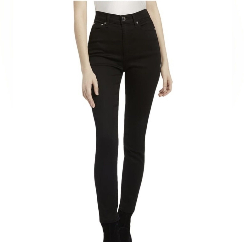 Alice + Olivia Good High Rise Skinny Jeans in Night Fever 28
